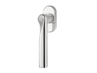 LIBRA SK 22 DK/SM - DK brass window handle on rose _ Colombo Design